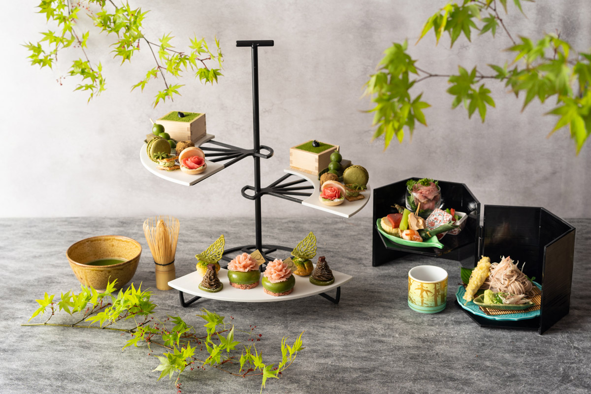 京都【桜鶴苑】Blooming Japanese Tea Afternoon Tea